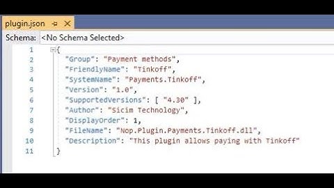 Payment Plugin (Tinkoff) for Nopcommerce Code