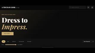 🔥 Build a Stunning E-commerce Website | HTML CSS Bootstrap JS #javascript #tutorial #website