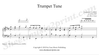 Video thumbnail of "Clarke : Trumpet Tune"