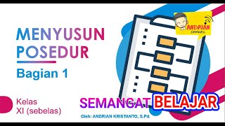 Cara Menyusun Prosedur  Bagian 1 pjj semangatbelajar prosedur