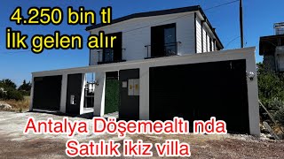 İkiz villalarımız son işler /satılık ikiz villa