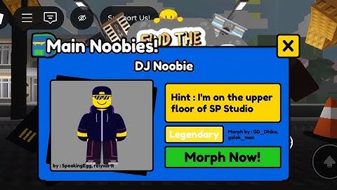 How To Get DJ Noobie | Find The Noobies Morphs Roblox