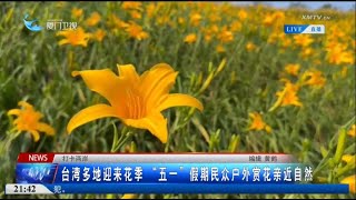 【兩岸】打卡兩岸｜台灣多地迎來花季 「五一」假期民眾戶外賞花親近自然