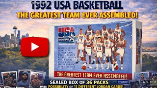 1992 Skybox Dream Team USA Basketball Opening a Sealed Box