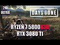 Days Gone | Ryzen 7 5800x3d + RTX 3080 TI | ULTRA (2K)