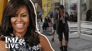 Michelle Obama: Working Up A Sweat | TMZ Live