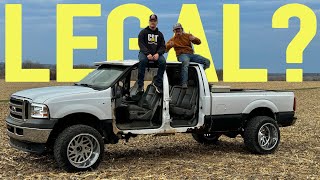 Driving My Truck With NO DOORS