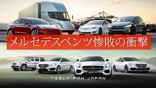 メルセデスベンツがテスラに惨敗という衝撃的ニュース