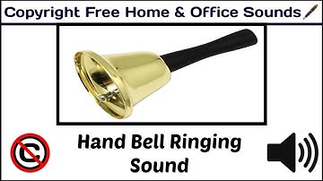 Hand Bell Ringing Sound / Popular Sounds / #copyrightfree / [Copyright Free Home & Office Sounds]