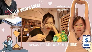 What freelancing gave me after 2,5 years of quitting my 9-5 (the real story)