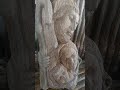 Wood carving holy family by roderic c santalis 2020 seaman nuon balik iskultor ngayon
