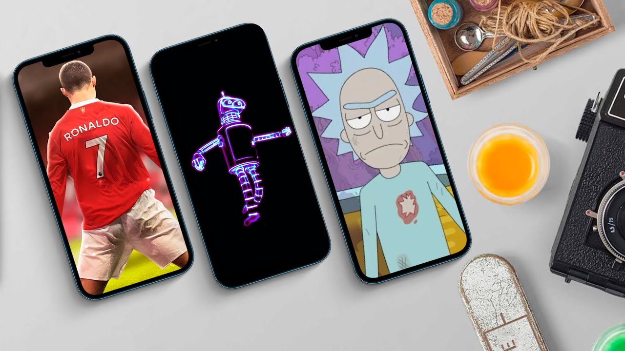 iOS 15.4! Como COLOCAR PAPEL de PAREDE ANIMADO no iPHONE! iPhone Live