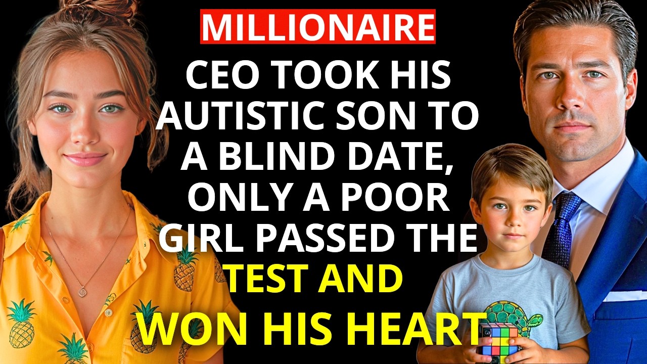 MILLIONAIRE CEO took his AUTISTIC SON on a BLIND DATE, only one GIRL spoke to the BOY first. And