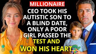 MILLIONAIRE CEO took his AUTISTIC SON on a BLIND DATE only one GIRL spoke to the BOY first And