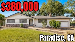 Paradise CA Home Under $400K – Full Tour of 496 Sunburst Drive