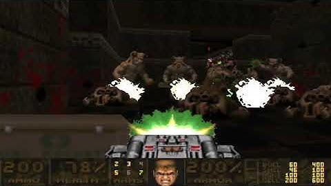 Doom 2 Slaughterfest 2011 MAP 05 UV-MAX in 9:33 (Hell knight house)