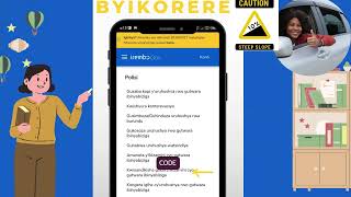 BYIKORERE: UKO WASABA CODE YO GUKORA IKIZAMINI CY'URUHUSHYA RWAGATEGANYO(PROVISOIRE) KU IREMBO APP screenshot 3