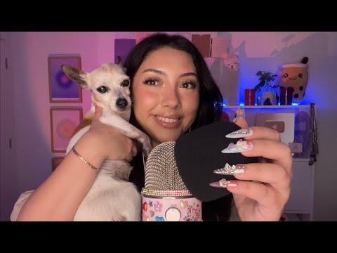 ASMR random mic triggers, build up camera tapping & tapping around my room 💗 | Chloe xo’s CV