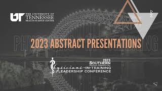 Paige Leonheart, Rowan Brooks SMA Physicians-In-Training Conference Abstract Presentation