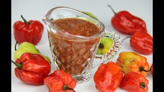 Fiery Pepper-Sauce (2 minutes & 5 ingredients) | CaribbeanPot.com