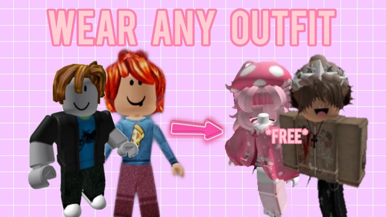 HOW TO WEAR ANY OUTFIT ON ROBLOX FOR FREE HEYMISHA YouTube