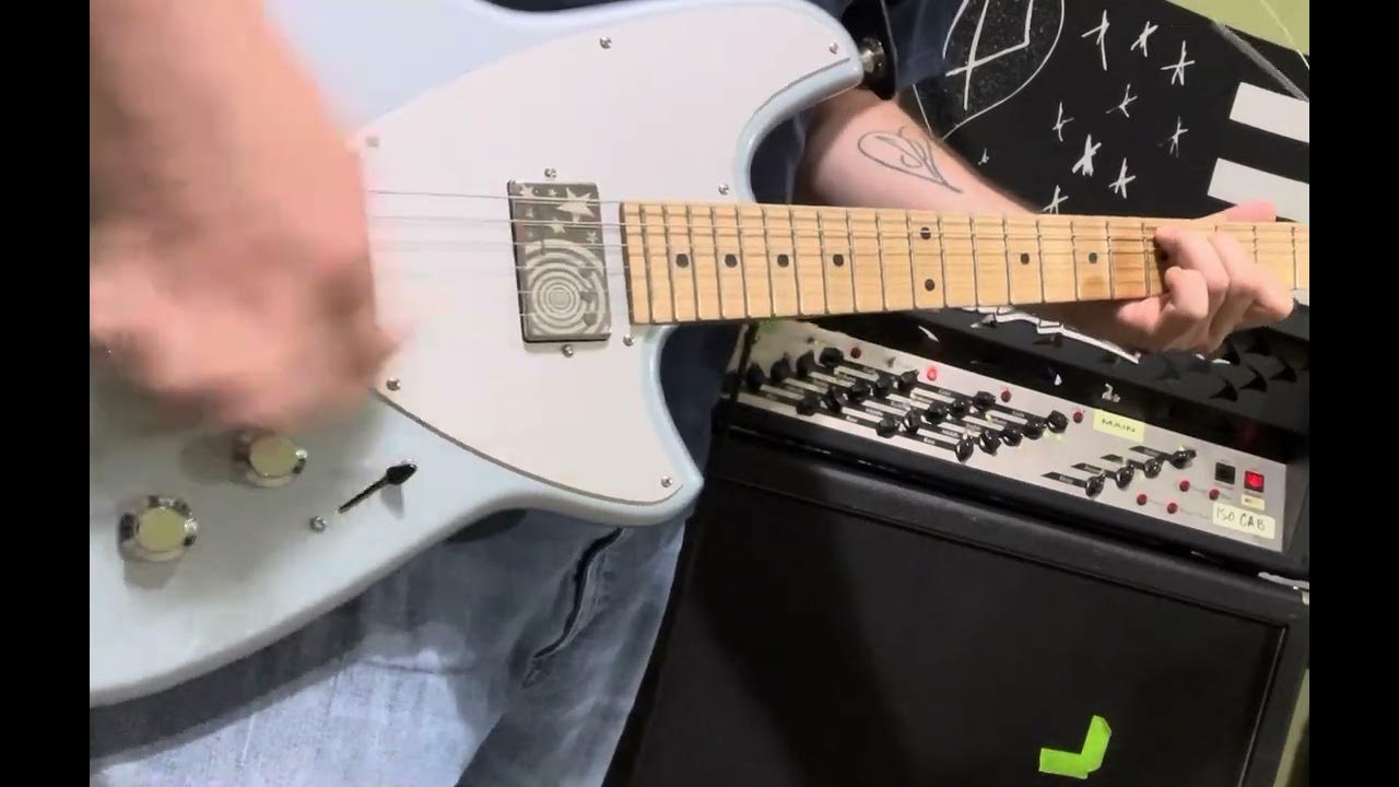 Reverend Z-One slight od tones. Bass contour all the way off neck