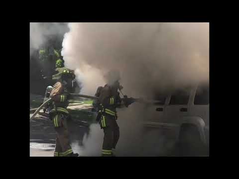 VIDEO: Firefighters In Westchester Extinguish Car Engine Fire