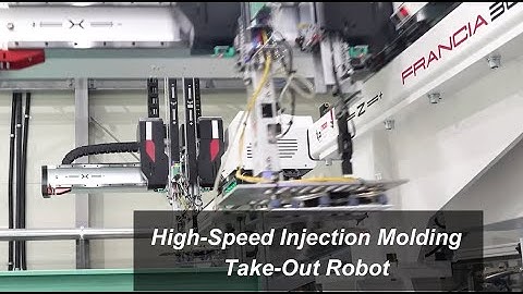 High-Speed Injection Molding Machine Take-Out Robot