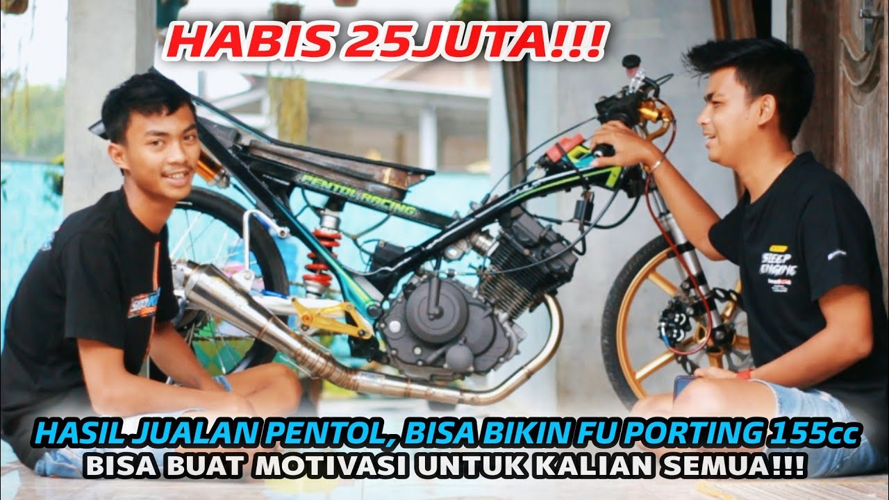 Pentol Racing 58 REVIEW FU PORTING 155cc ( PENTOL RACING ) SIDOKUMPUL GROUP - YouTube
