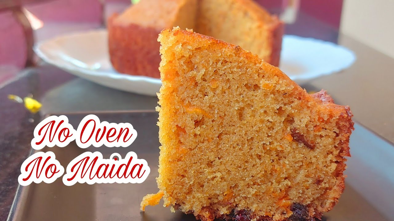 Healthy Carrot Dates CakeCarrot Cake without OvenCarrot Cake Recipe