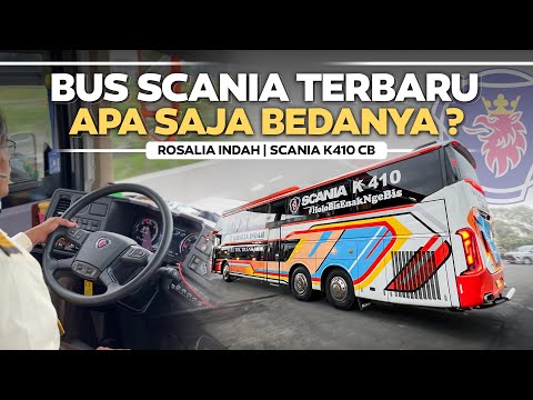 BEGINI RASANYA NAIK BUS SCANIA TERBARU ‼️ Rosalia Indah Surabaya - Jakarta Scania K410 CB.