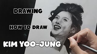 How To Draw KIM YOO-JUNG #kimyoojung #drawing #art