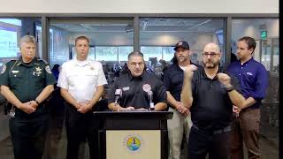 EOC Press Conference Hurricane Idalia