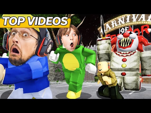 EPIC ROBLOX BATTLES: Haunted Carnival vs. Wild West! | FGTeeV