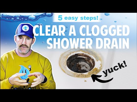 8-Step DIY - How To Use a Snake to Clear a Shower Drain