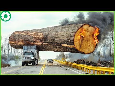 Most Big Chainsaw Cutting Tree Machines | Biggest Heavy Equipment Machines