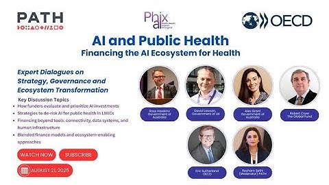 PATH-OECD | PhixAi Webinar 3- Financing the AI Ecosystem for Health