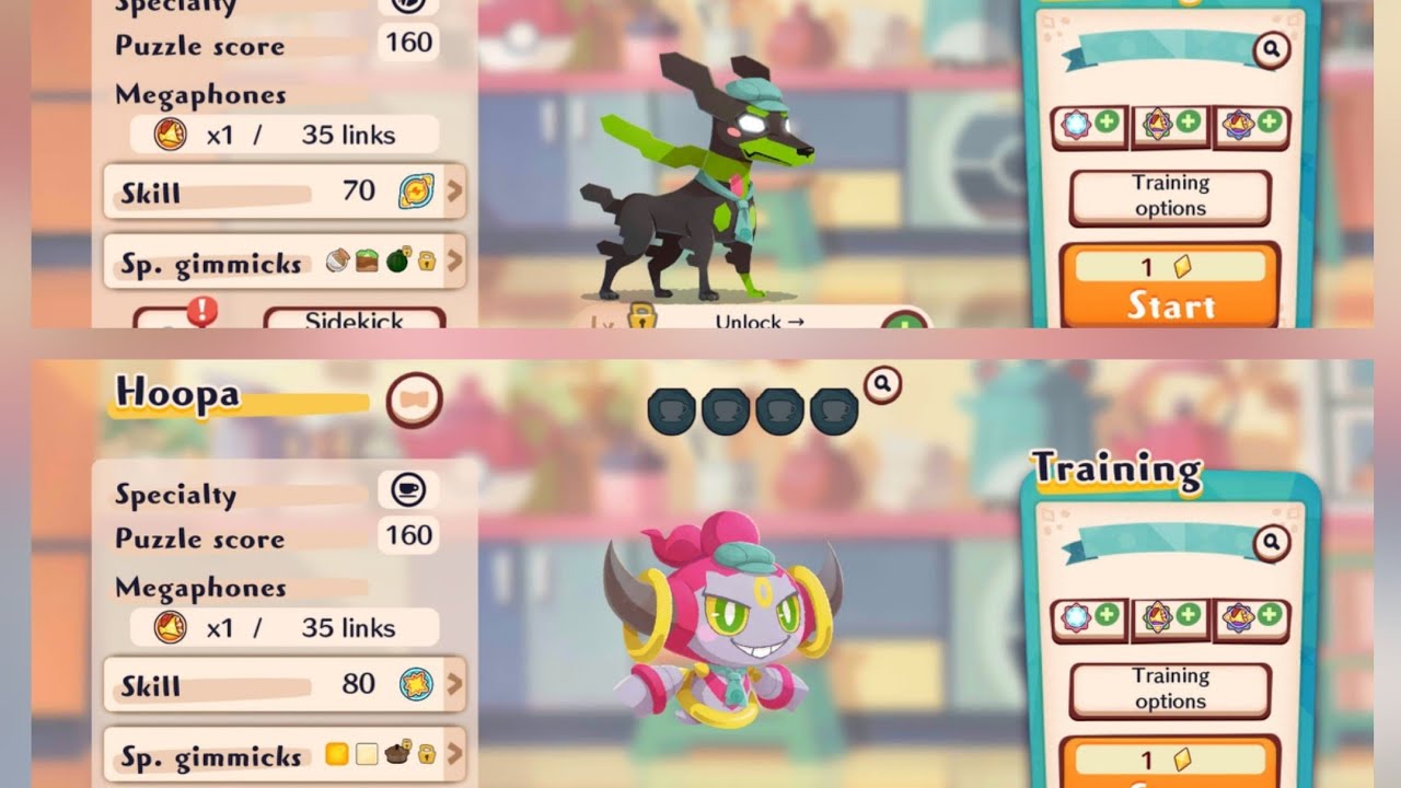 Pokemon Café ReMix: All Legendary/Mythical Pokemon Skills and Charged Skills