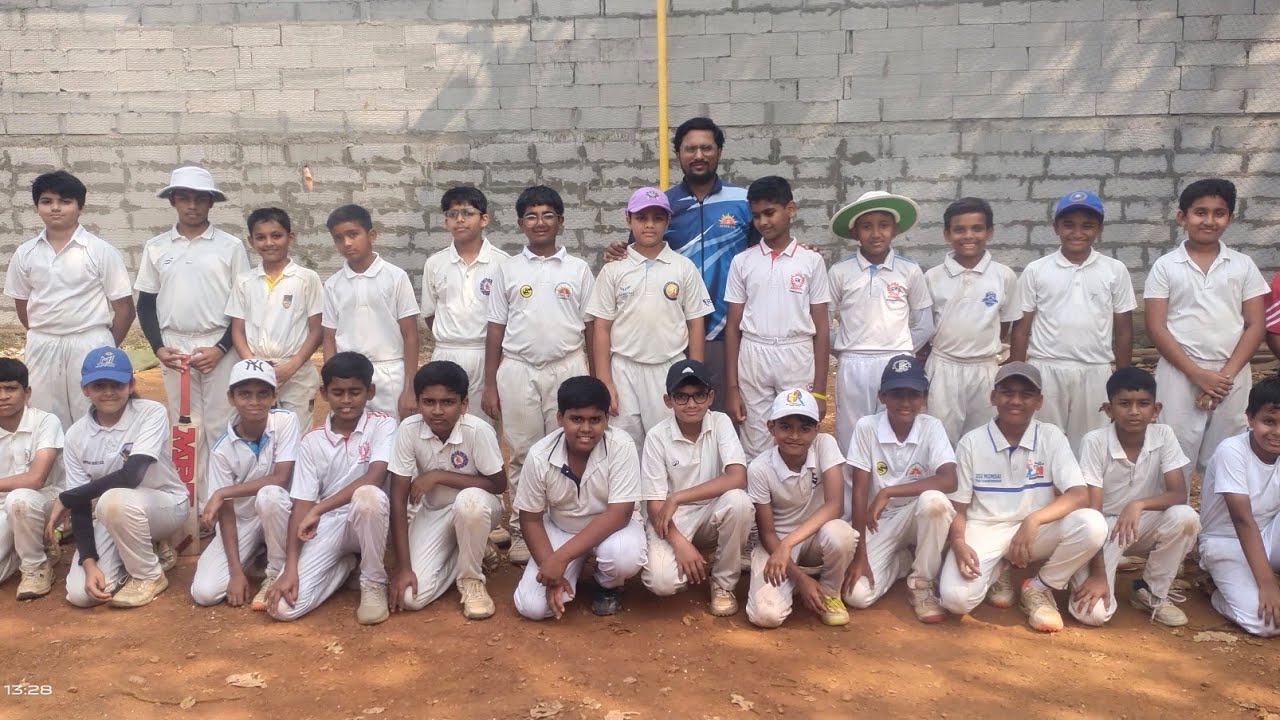 U12 school players 1st practice match on 25.1.2026 