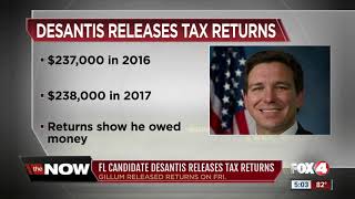 Florida candidate DeSantis releases tax returns