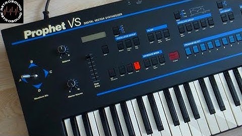 Sequential Prophet VS Vector Synthesizer (1986) *JoyStick*