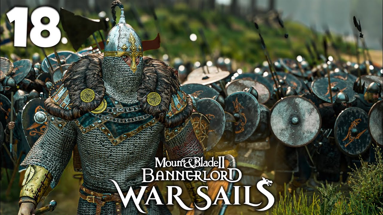 НИЧТО НЕ ОСТАНОВИТ ВИКИНГОВ! - Боевые паруса - DLC для Mount & Blade 2: Bannerlord! - Часть 18