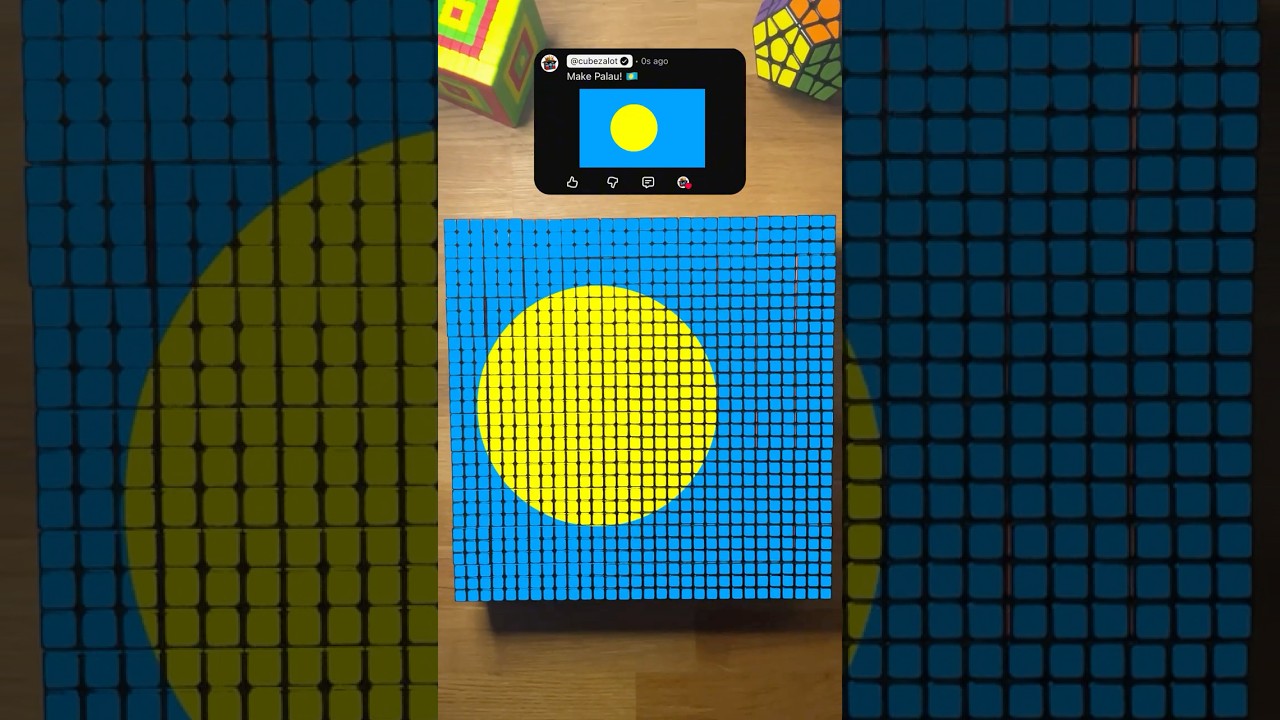 Making PALAU'S Flag! 🇵🇼