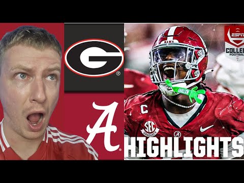 British Guy's JAW-DROPPING Reaction to Georgia Bulldogs vs Alabama Crimson Tide!