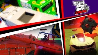 GTA 5 - SPIKE ATTACK, COLOR DASH, SURVIVE THE TANK, FUNNY MOMENTS (GTA Online Funny Moments & Fails)
