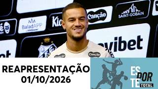 SANTOS RELACIONA COUTINHO QUE DEVE FAZER ESTREIA CONTRA O SÃO PAULO | REAPRESENTAÇÃO