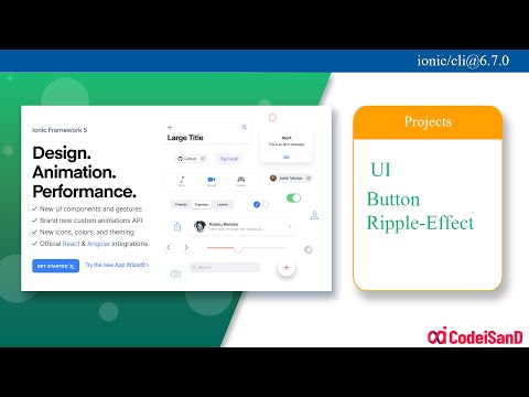 Button ionic 5 UI tutorial