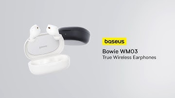 Baseus Bowie WM03 TWS Immersive Spatial Audio and Ultra Low Latency with 38 Hours of Playback