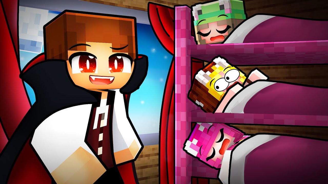 Sunt *VAMPIR* si STRIC Petrecerea Doar pentru FETE pe Minecraft...