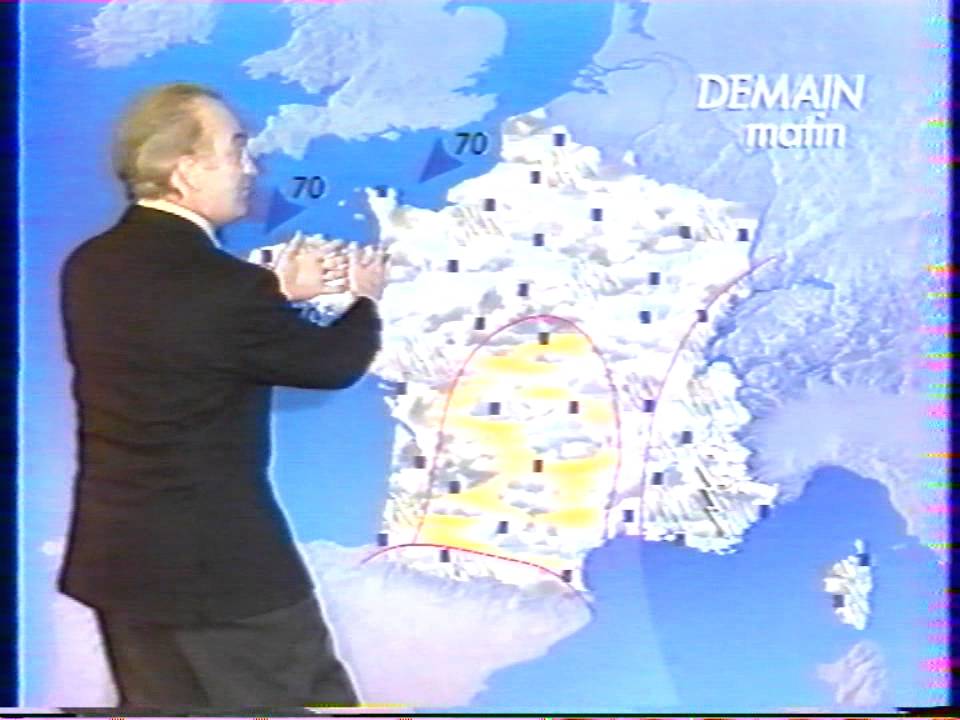 Météo du 12 novembre 1996 avec Alain Gillot Pétré
